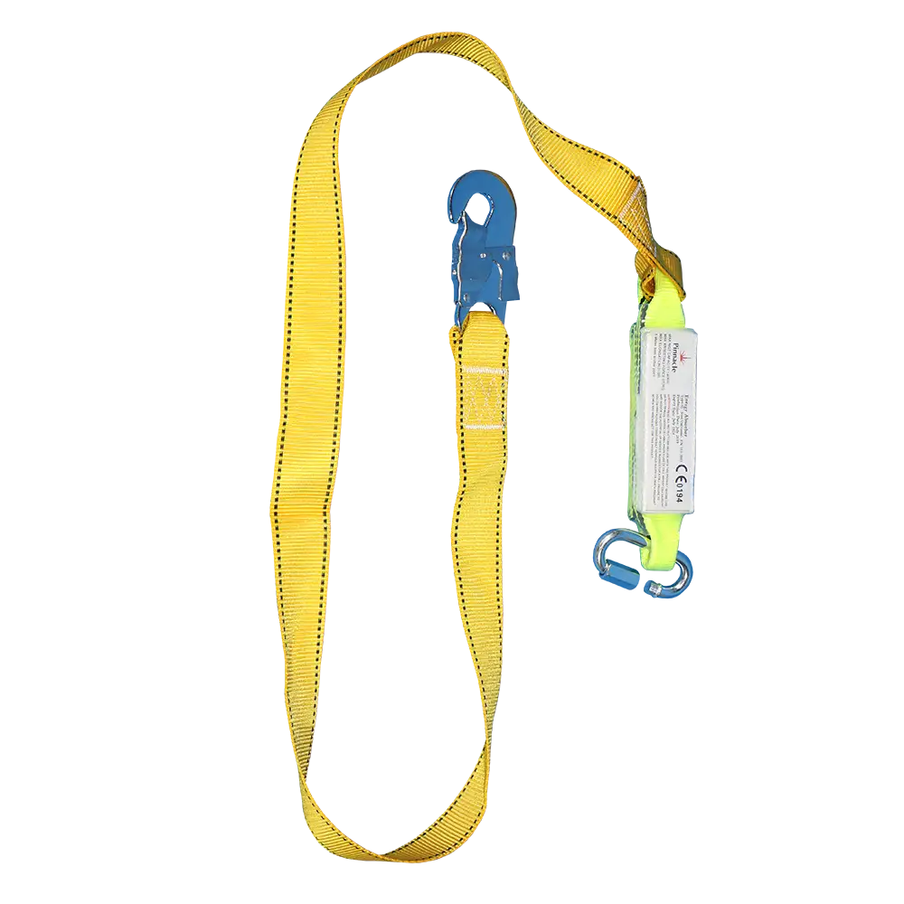 Single Lanyard With Shock Absorbor & Snap Hook