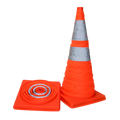 Pinnacle Foldaway Traffic Cone - 700mm